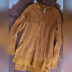 Long high low sweater